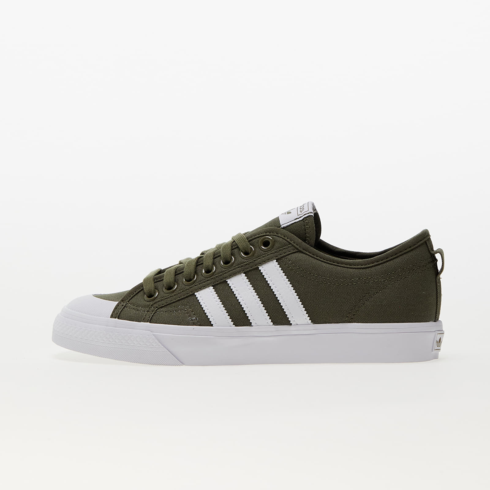 Men's sneakers and shoes adidas Originals Nizza Olive Strata/ Ftw White/ Ftw White