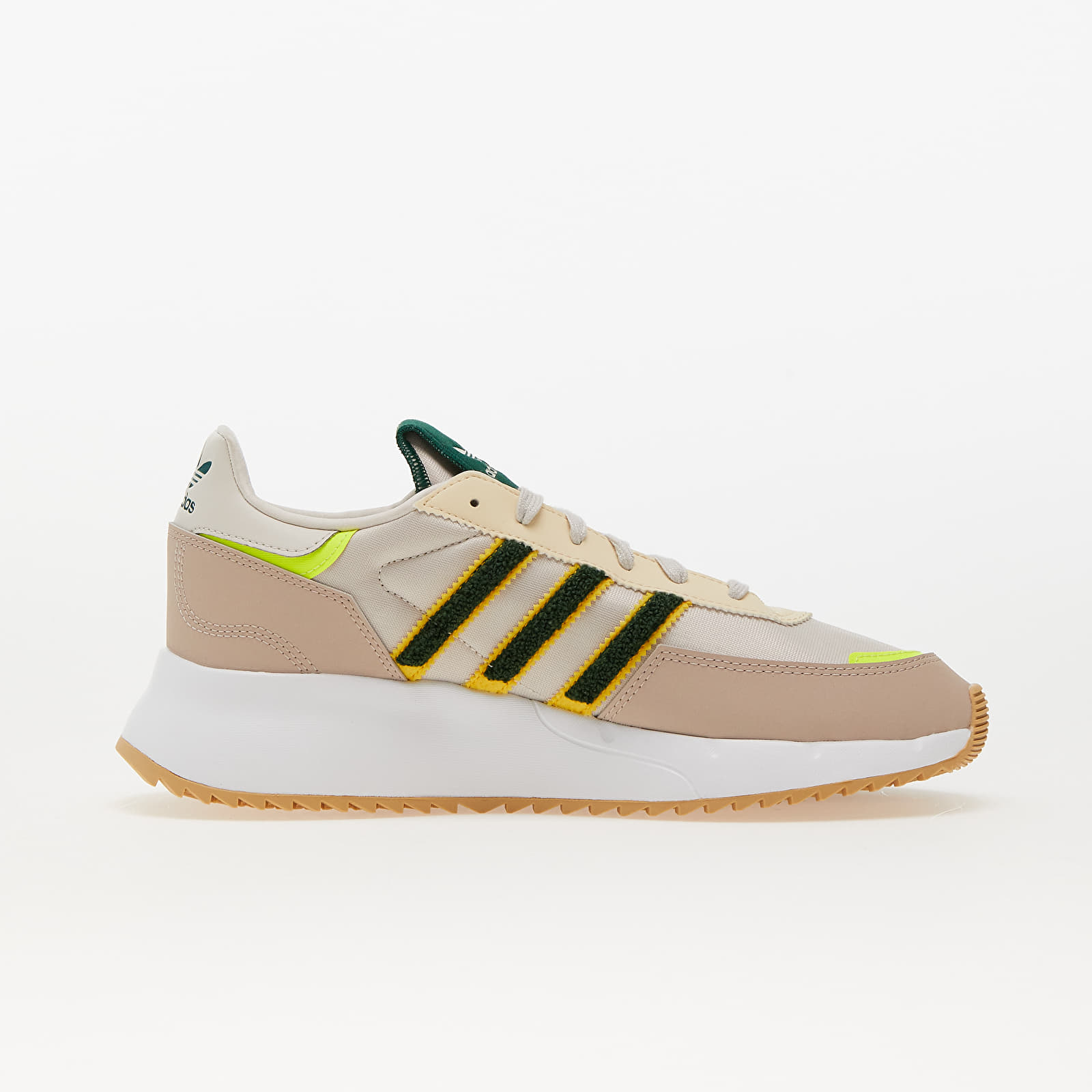 Herenschoenen adidas Originals Retropy F2 Aluminium/ Dark Green/ Solar Yellow