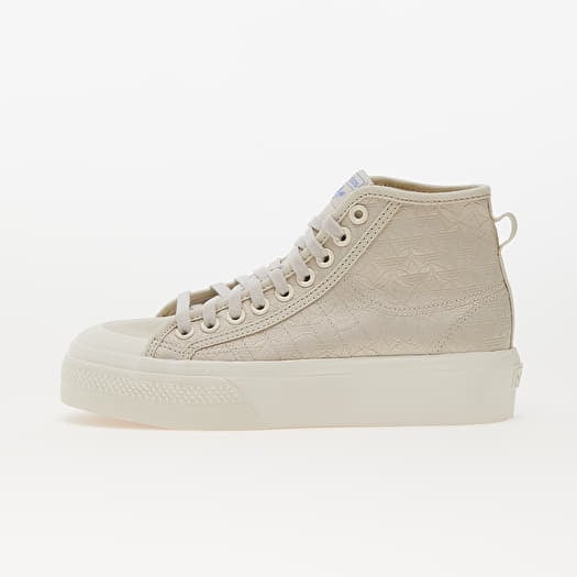 adidas Originals Nizza Platform Mid W Aluminium/ Aluminium/ Off White |  Queens