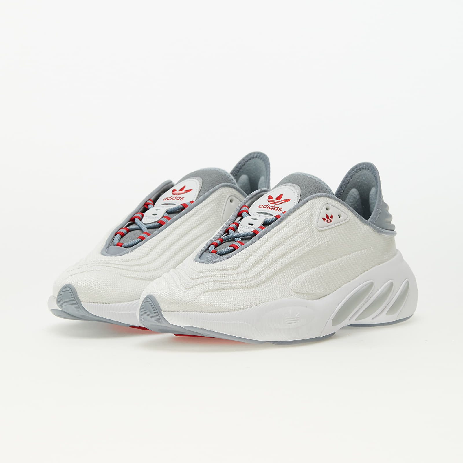 Încălțăminte și sneakerși pentru bărbați adidas Originals Adifom SLTN Crystal White/ Silver Metallic/ Better Scarlet