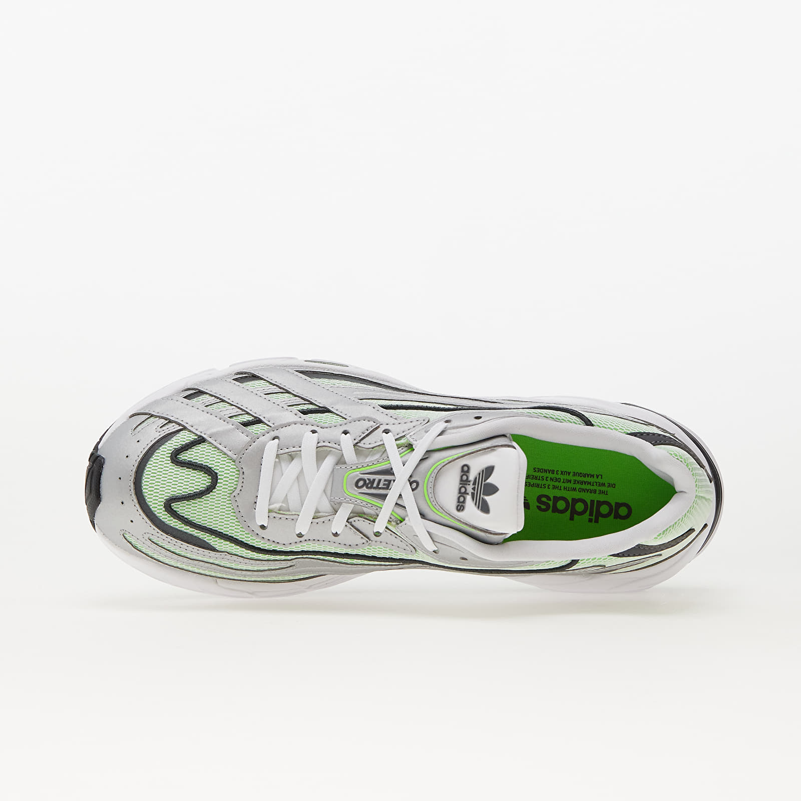 Meeste tossud ja kingad adidas Originals Orketro Ftw White/ Silver Metallic/ Solar Green