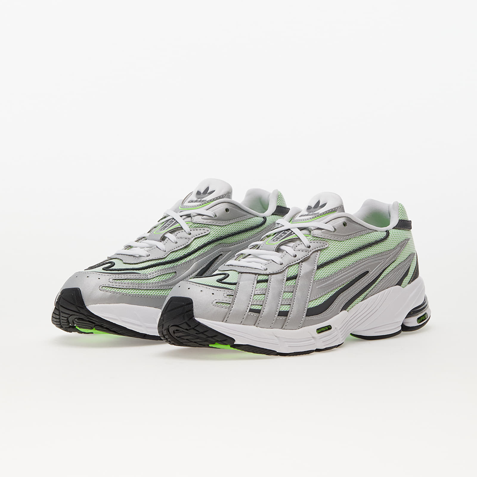 Meeste tossud ja kingad adidas Originals Orketro Ftw White/ Silver Metallic/ Solar Green