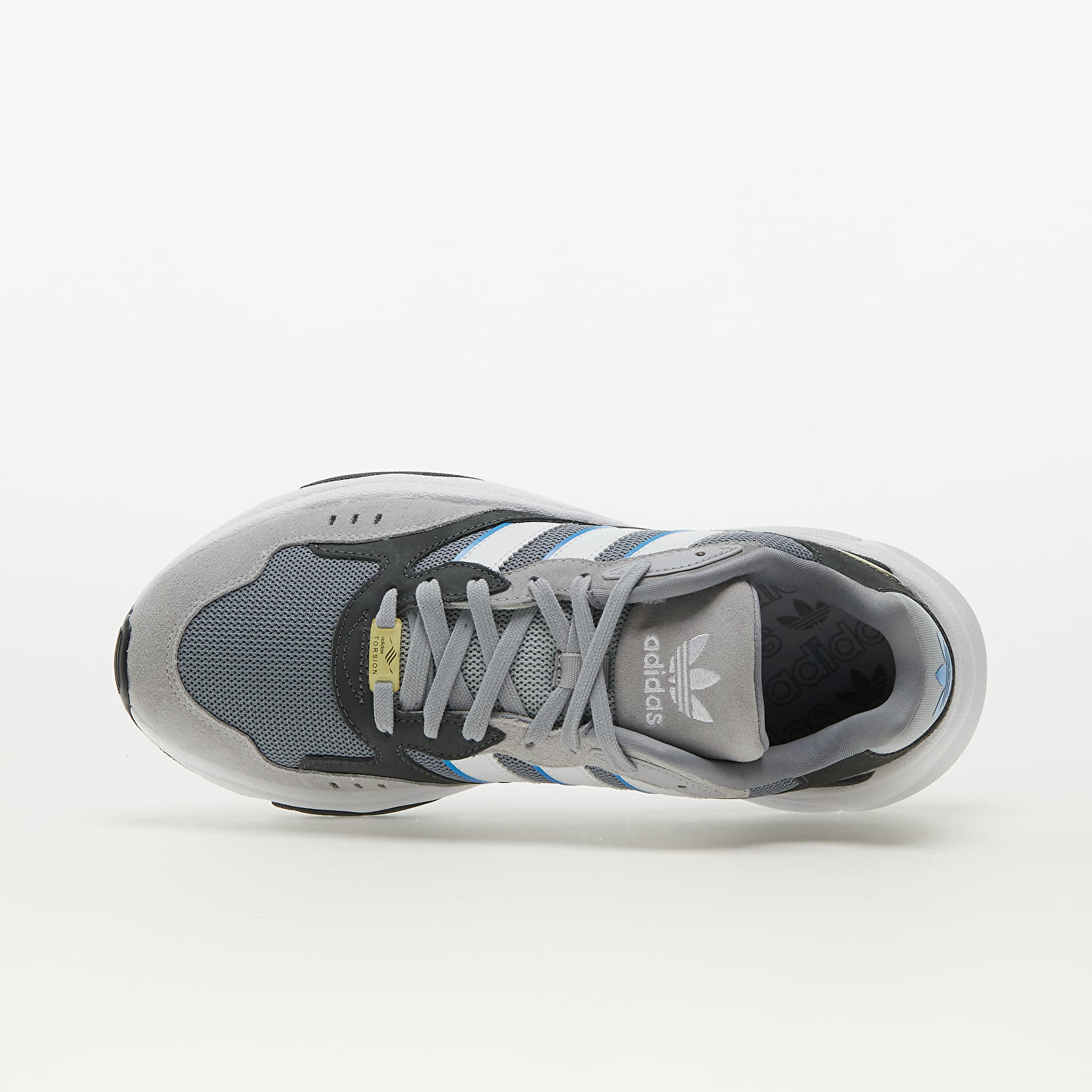 Adidași și pantofi pentru bărbați adidas Originals Retropy F90 Grey Five/ Core Black/ PULBLU