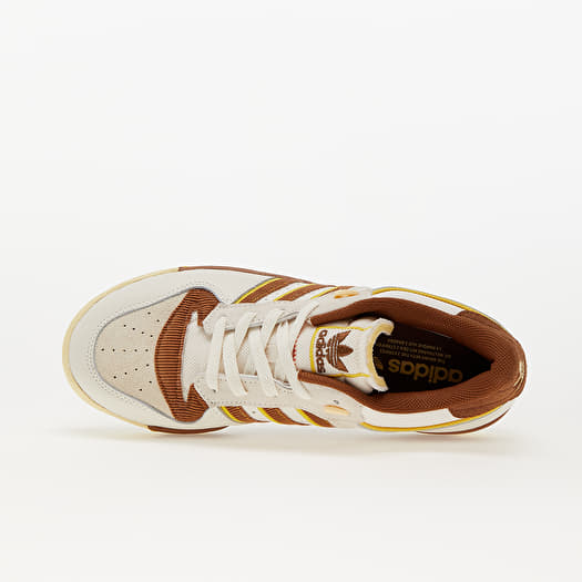 Men s sneakers and shoes adidas Originals Rivalry Low 86 Core White Wild Brown Hazy Yellow Queens
