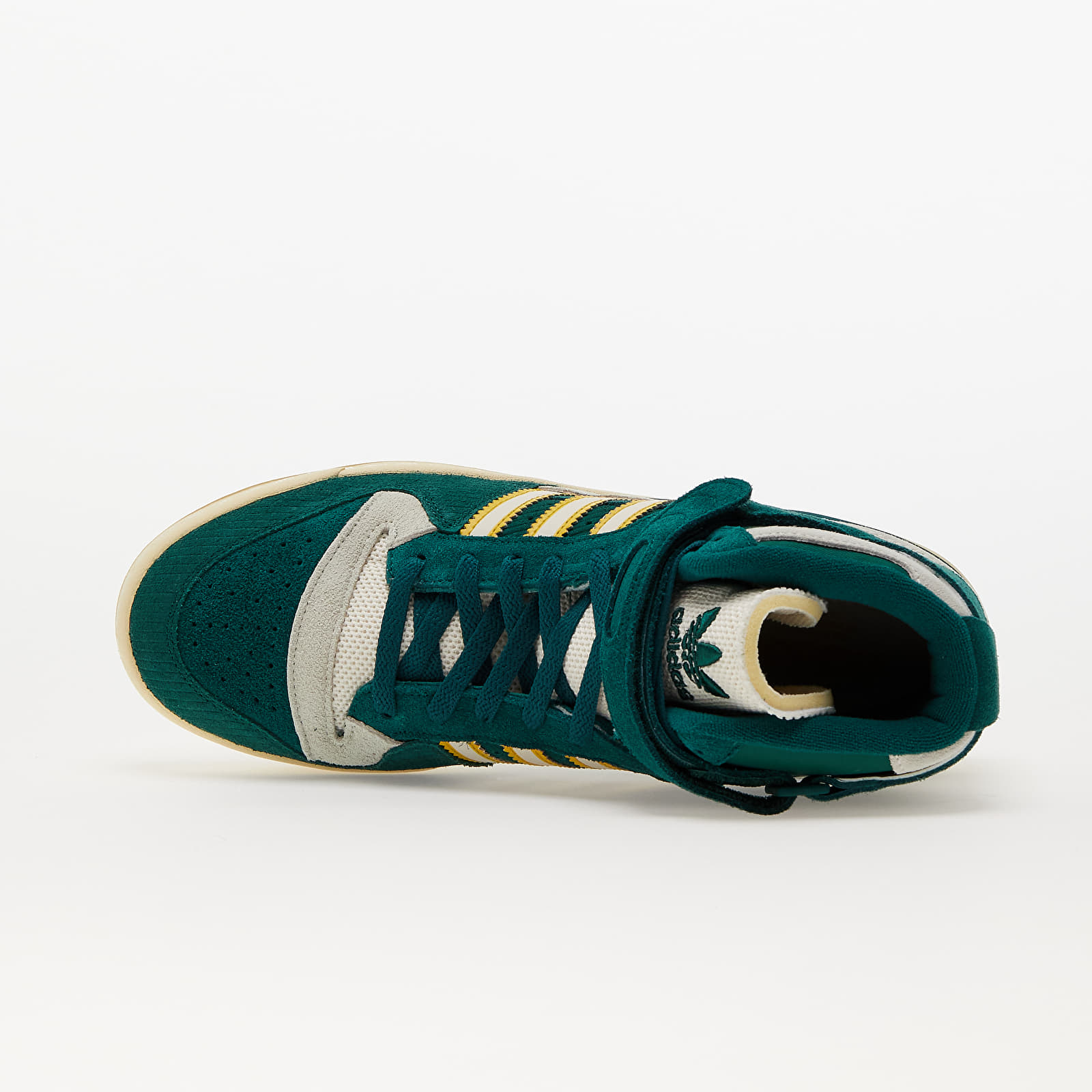 Men's sneakers and shoes adidas Originals Forum 84 Hi Collegiate Green/ Core White/ Bold Gold