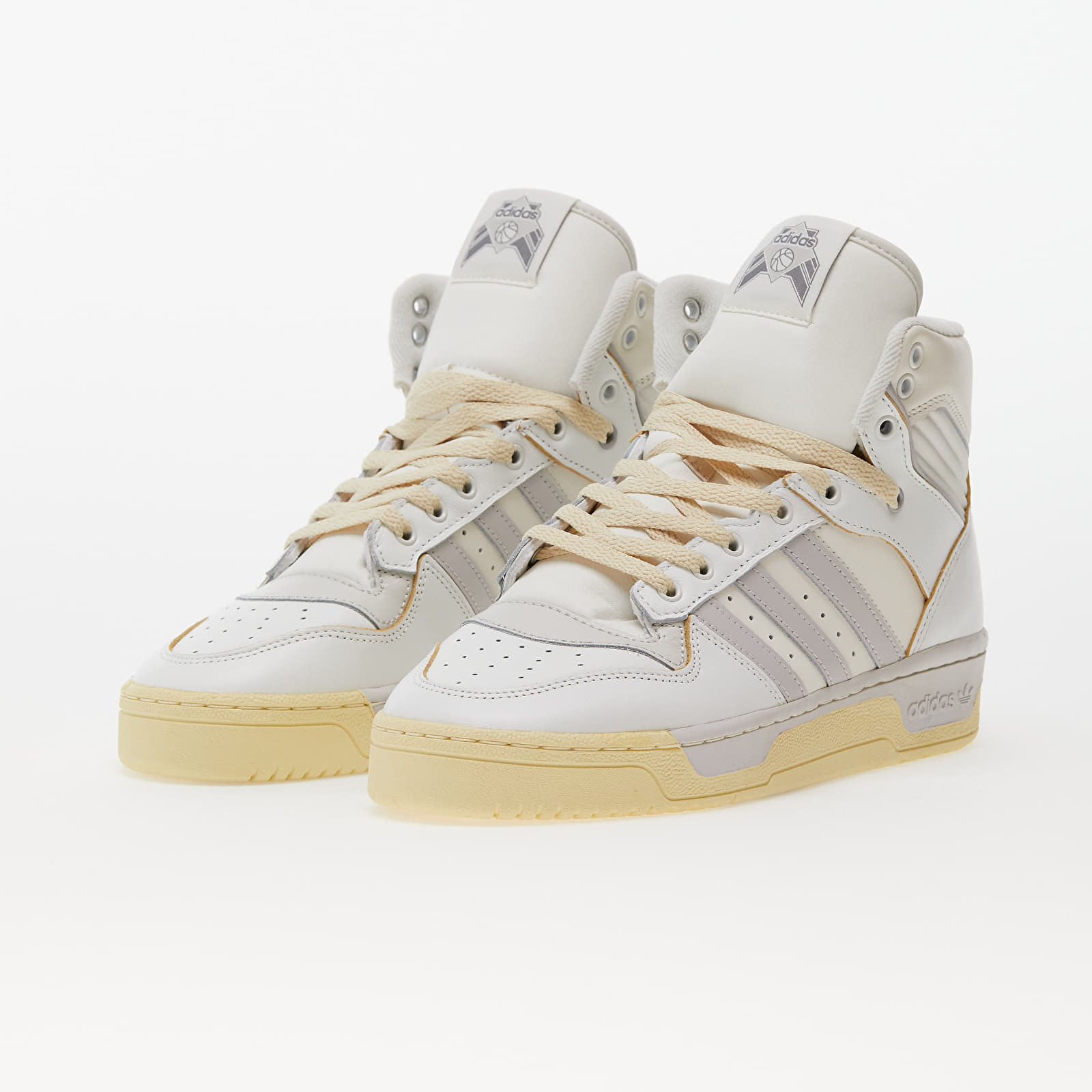 Turnschuhe und Schuhe fur Manner adidas Originals Rivalry Hi Core White Grey Two Off White Queens
