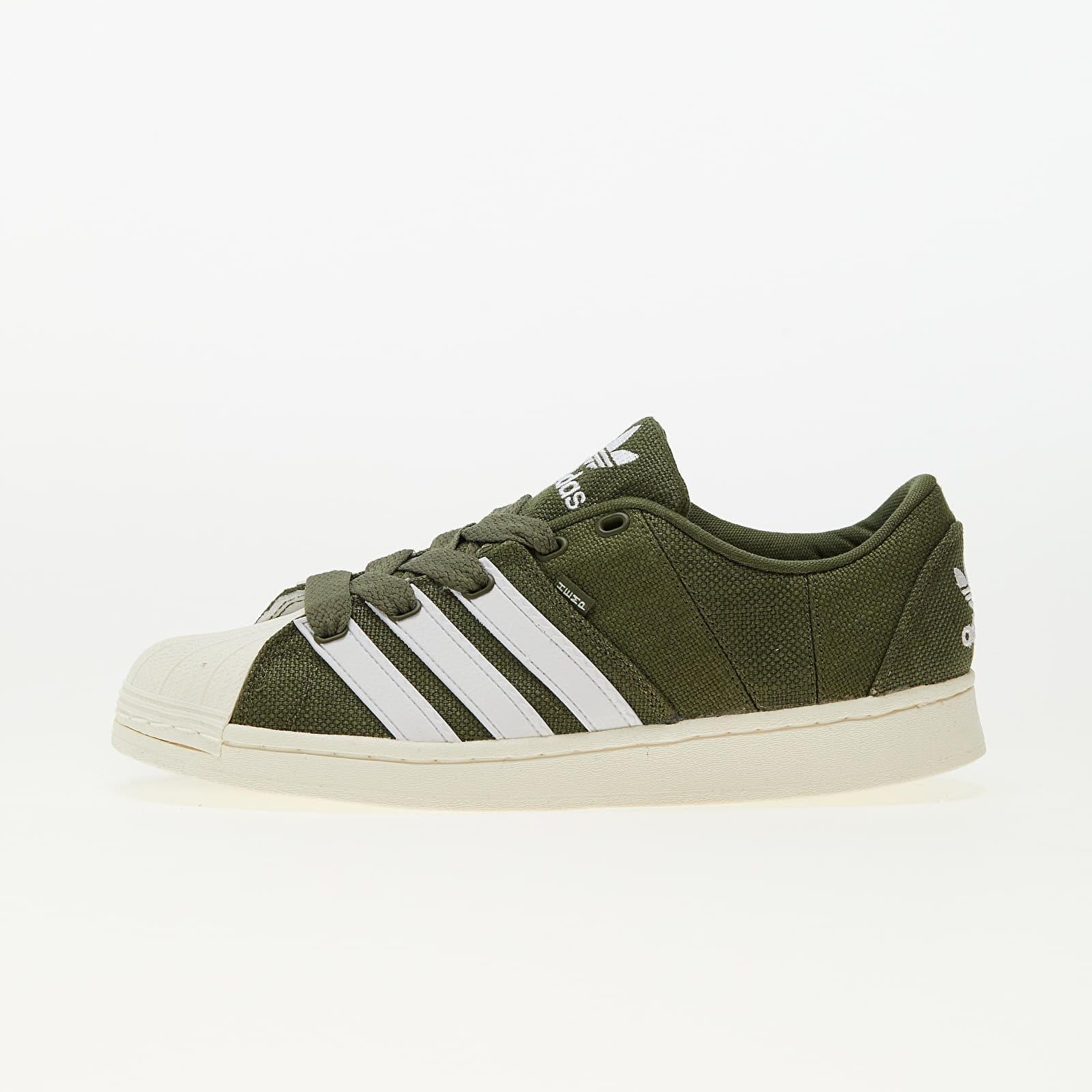 Men's sneakers and shoes adidas Originals Superstar Supermodified Hemp Olive Strata / Cloud White / Off White