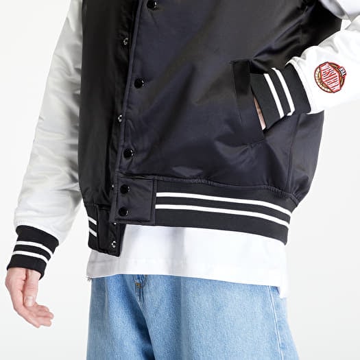 Jackets Mitchell Ness Team Origins Varsity Satin Houston Rockets Jacket Black White Queens