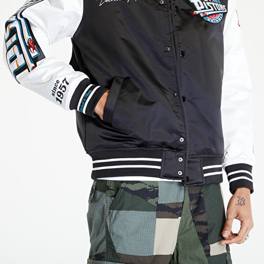 Team Origins Varsity Satin Jacket Detroit Pistons