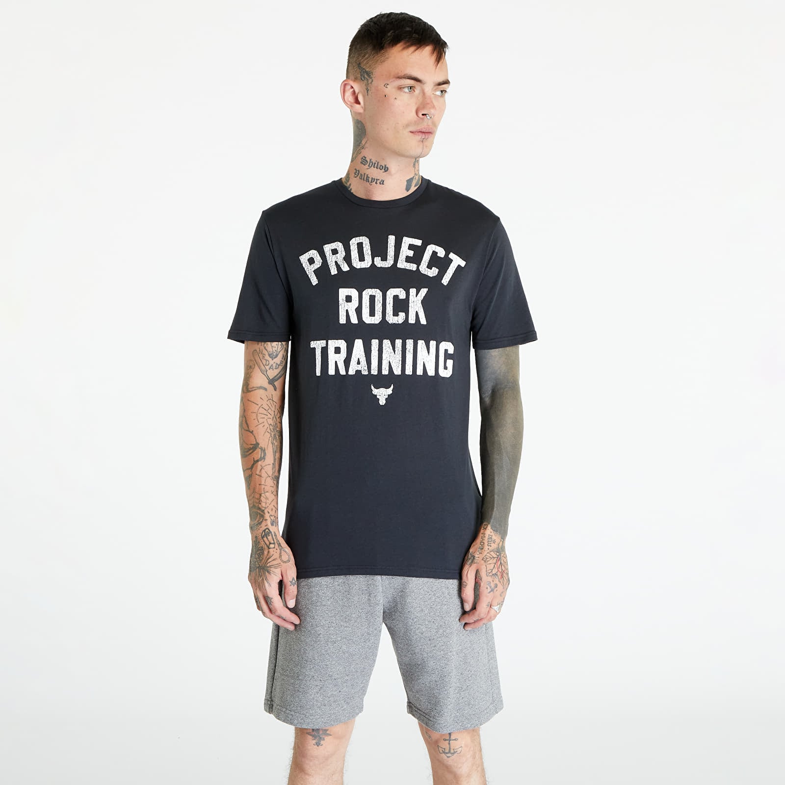 T-shirt Under Armour Project Rock Training Short Sleeve T-Shirt Black XL