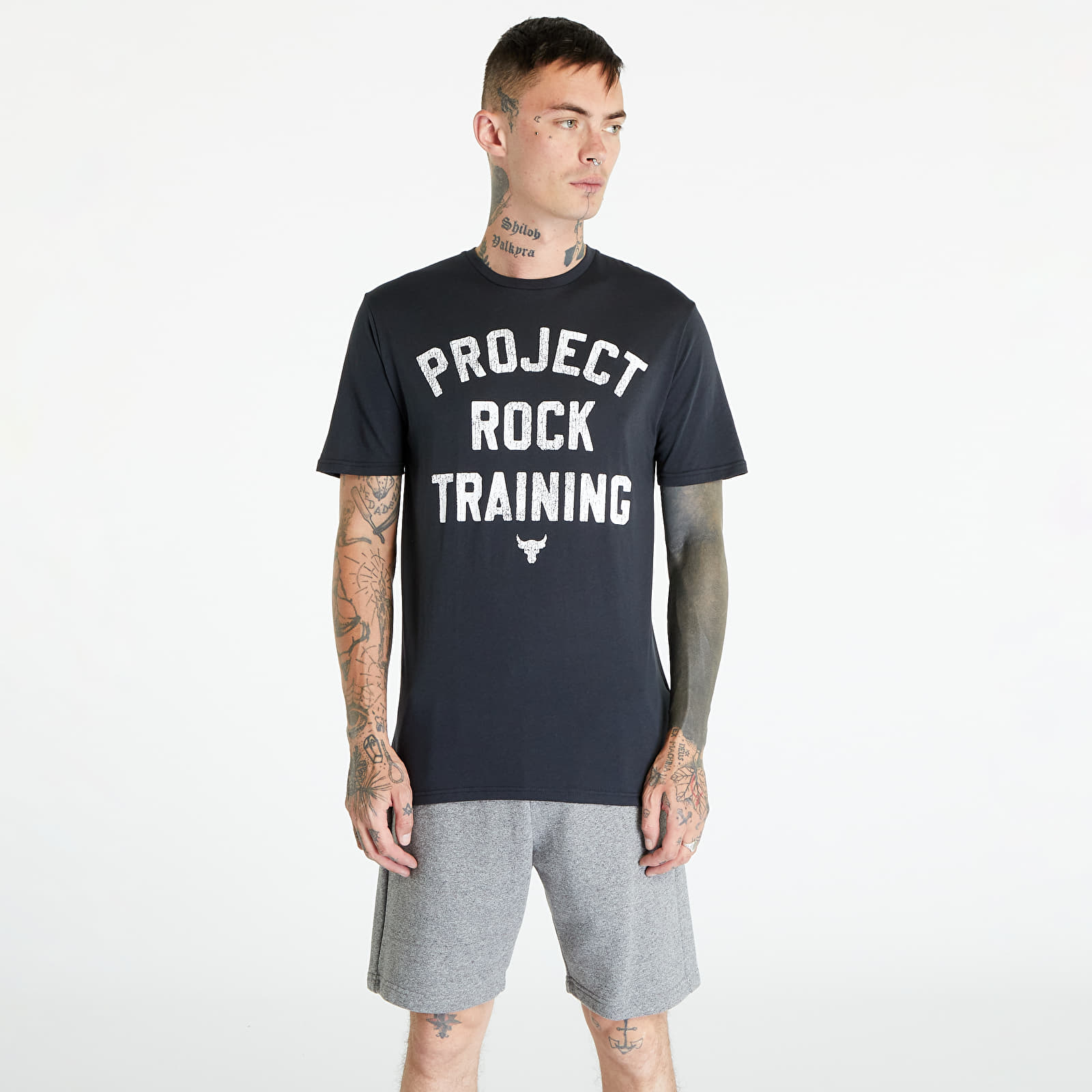Magliette Under Armour Project Rock Training Short Sleeve T-Shirt Black