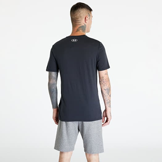 T Shirts Under Armour Project Rock Training Short Sleeve T Shirt Black Queens