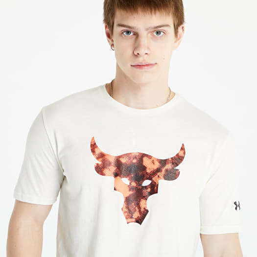 T-shirts Under Armour Project Rock Brahma Bull Short Sleeve Tee Ivory/  Black