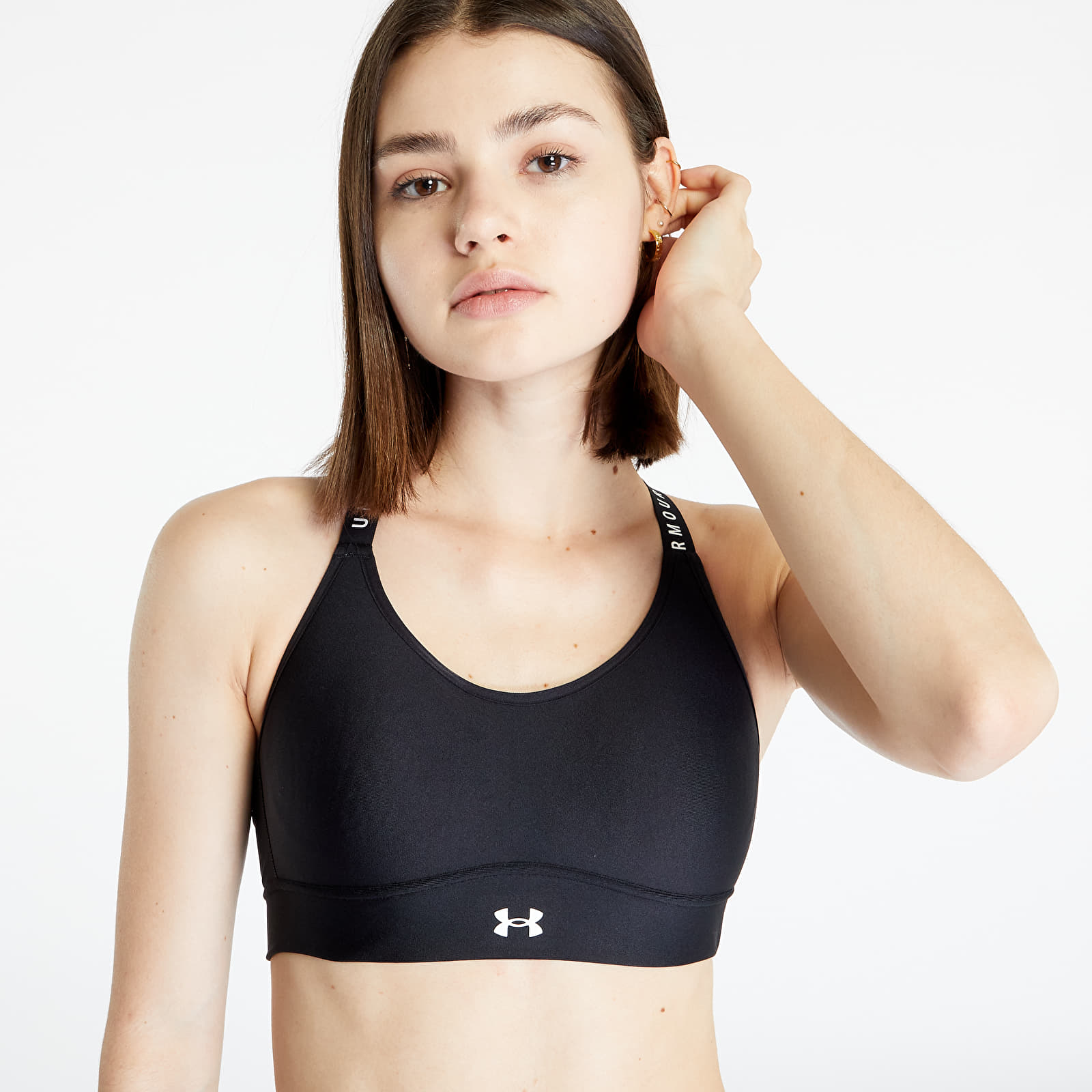 BHs Under Armour Infinity Mid Covered Black/ Black/ White