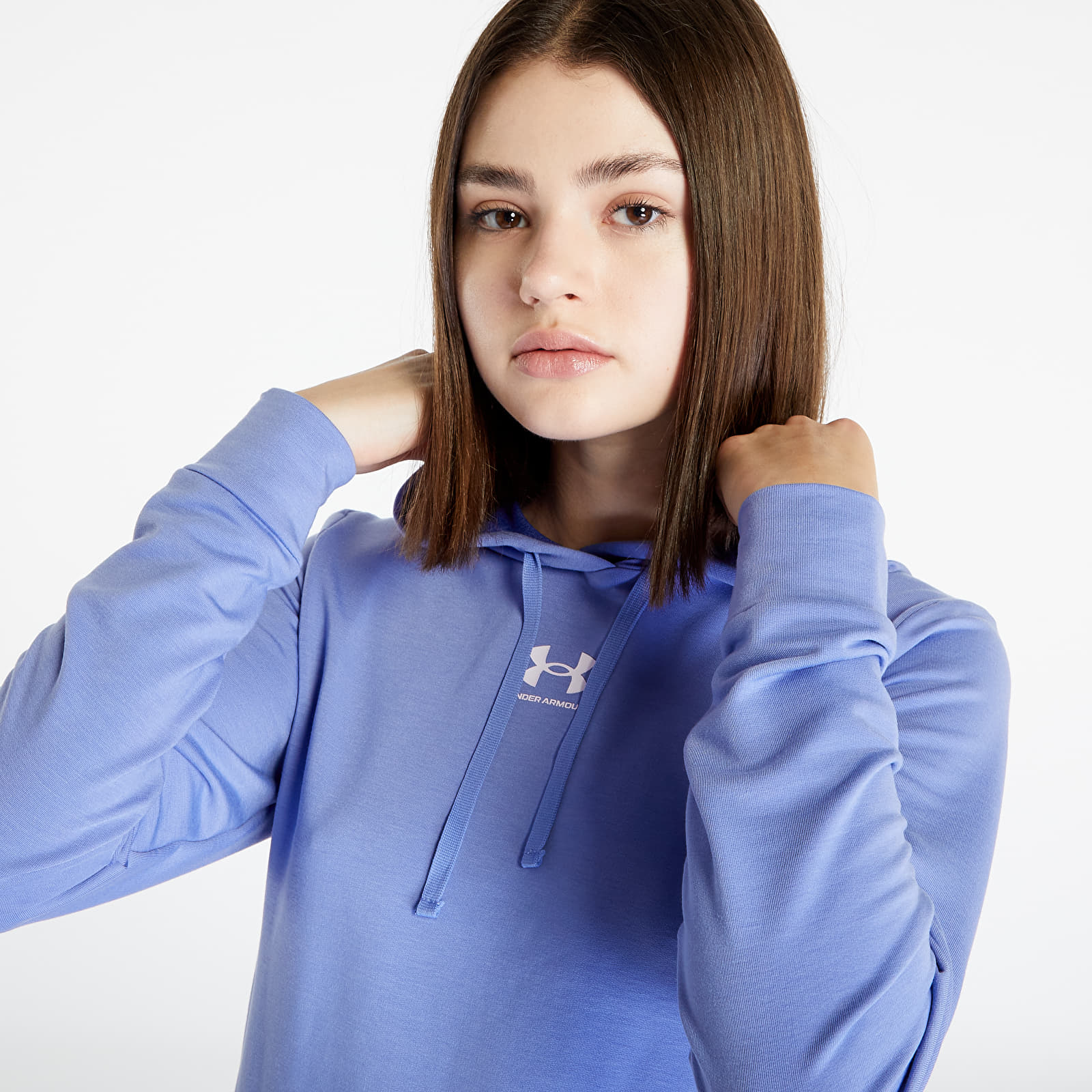 Hoodies and sweatshirts  Under Armour Rival Terry Hoodie Baja Blue/ White