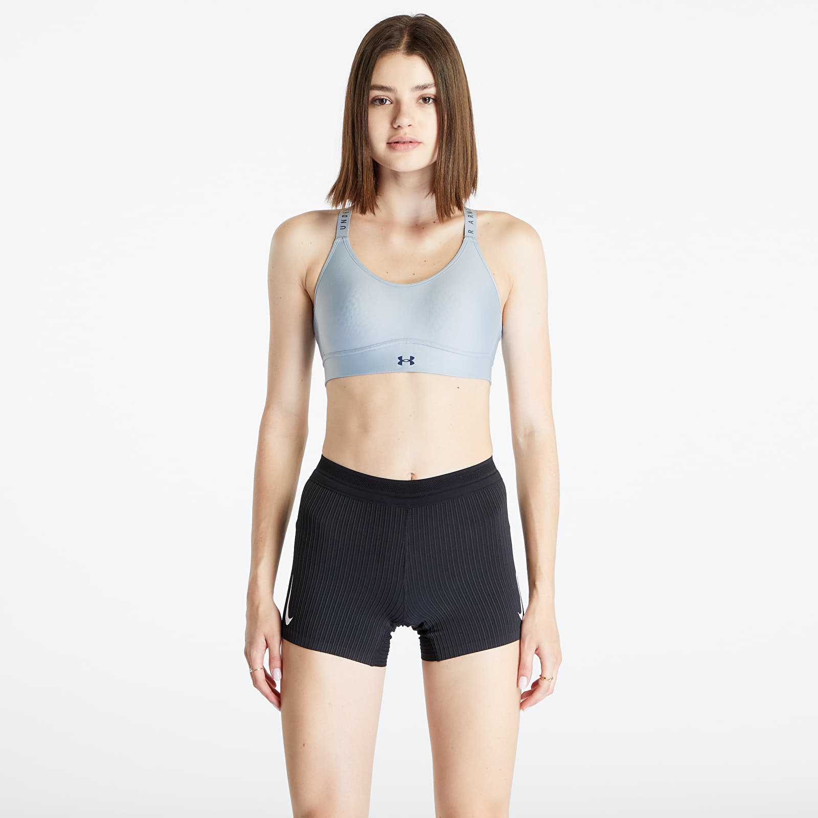 Krūšturi Under Armour Infinity Mid Covered Harbor Blue/ Downpour Gray
