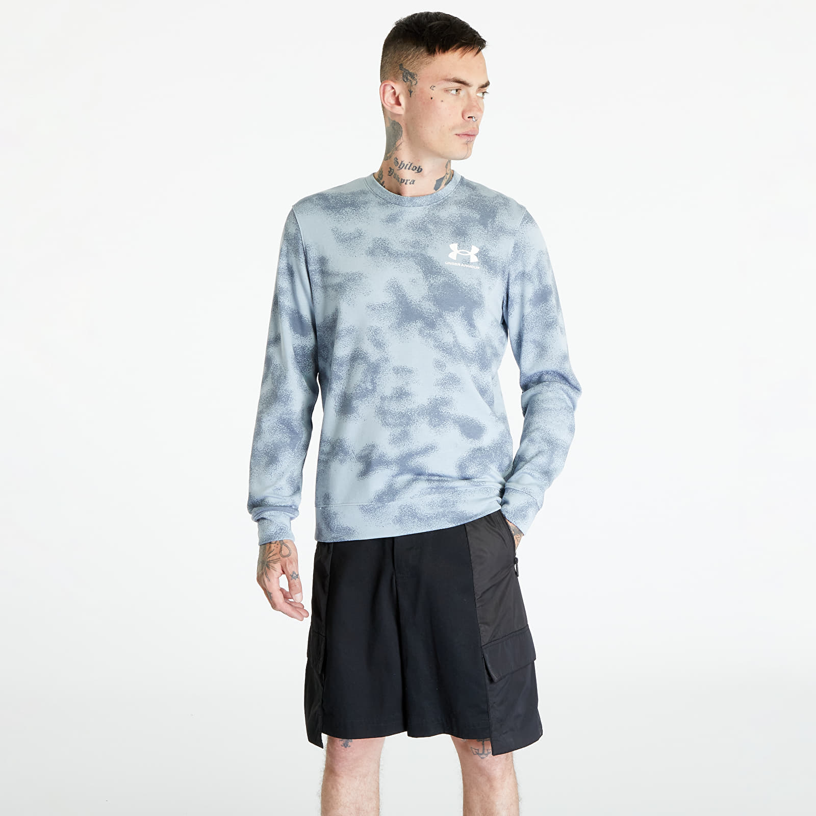 Mikiny Under Armour Rival Terry Nov Crew Blue