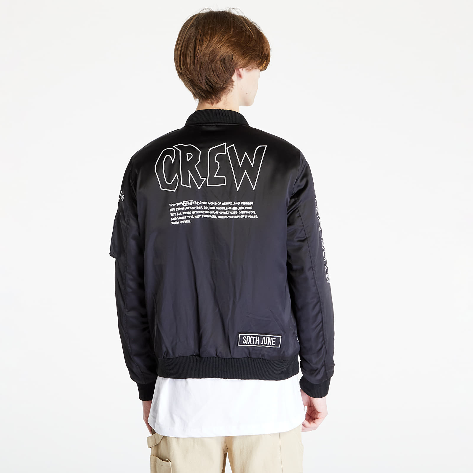 Sixth june oversized bomber sale