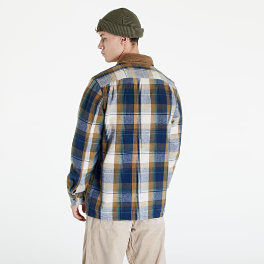 Shirts Vans Saxon LongSleeve Woven Shirt Beige Queens