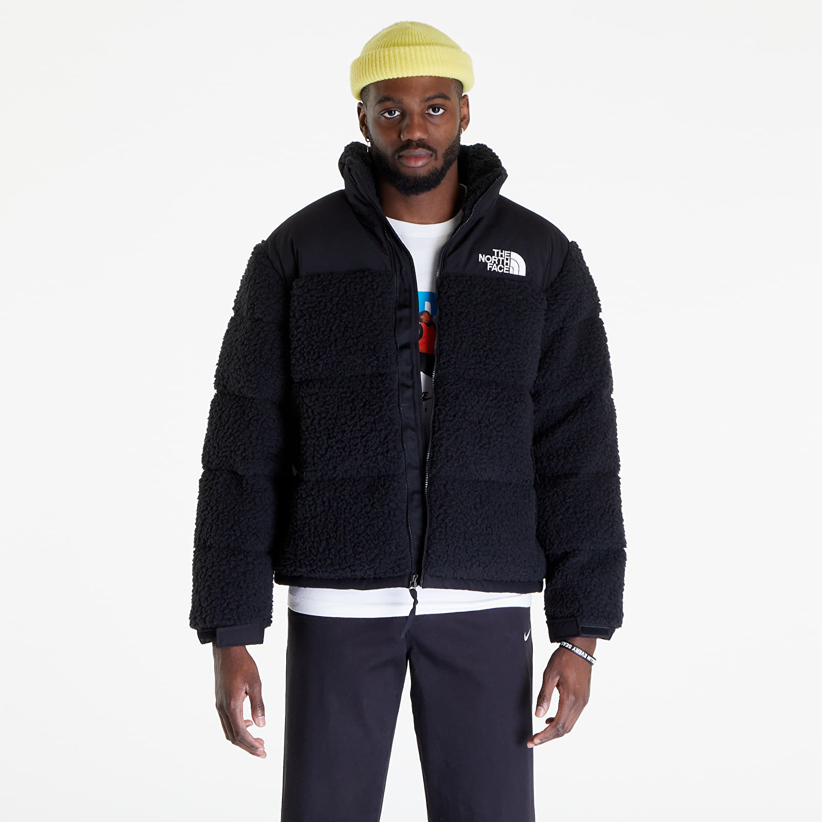 Giacche The North Face High Pile Nupste Jacket TNF Black