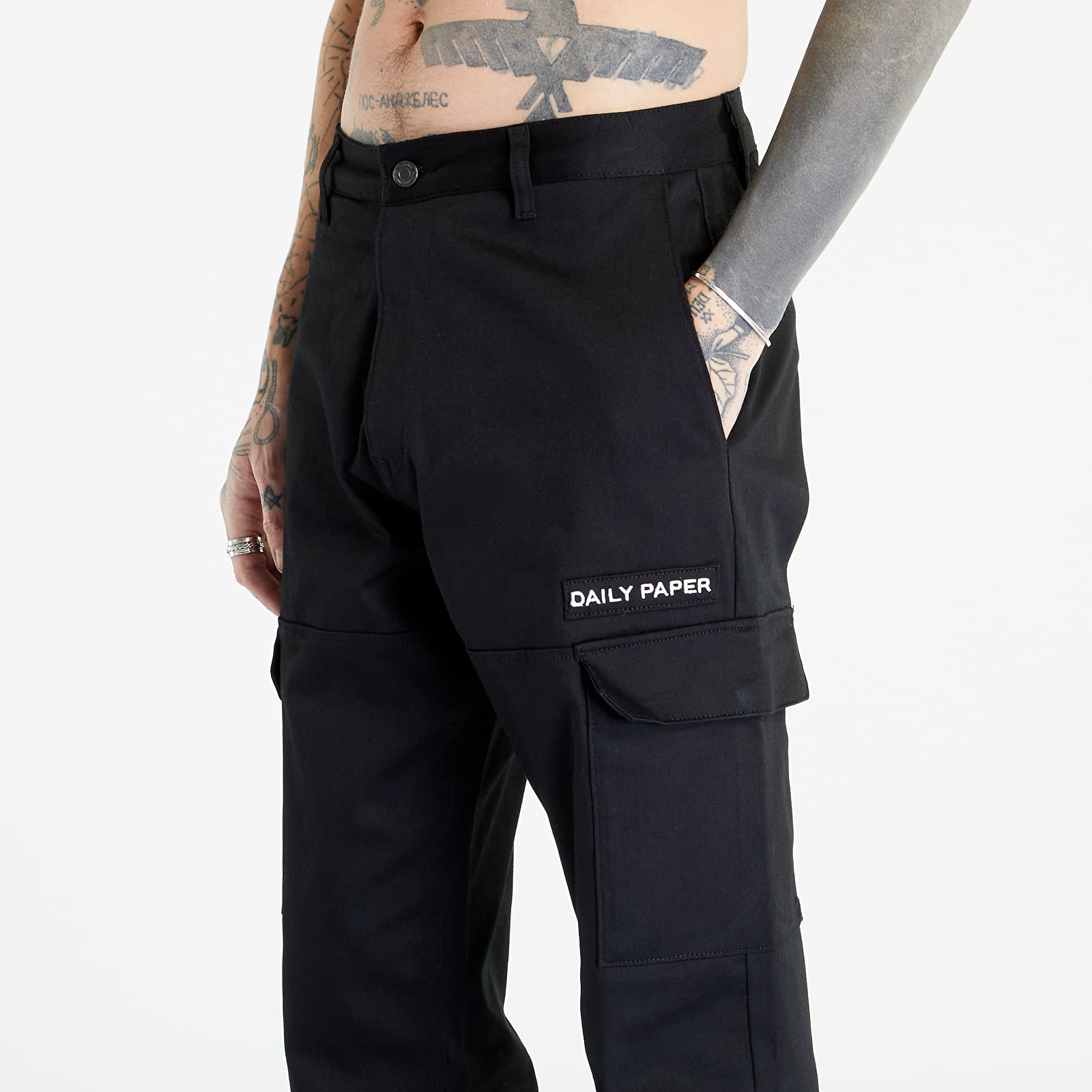 Jeans und Hosen Daily Paper Ecargo Black