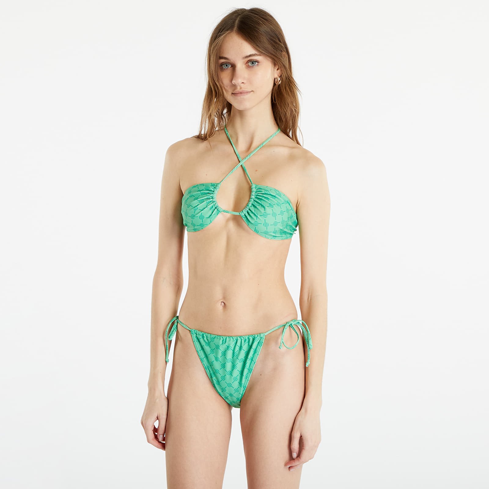 Swimsuit Daily Paper Pinto Bikini Top Absinth Green Monogram