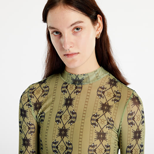 T shirts Daily Paper Pelembe Long Sleeve T Shirt Leek Green Queens