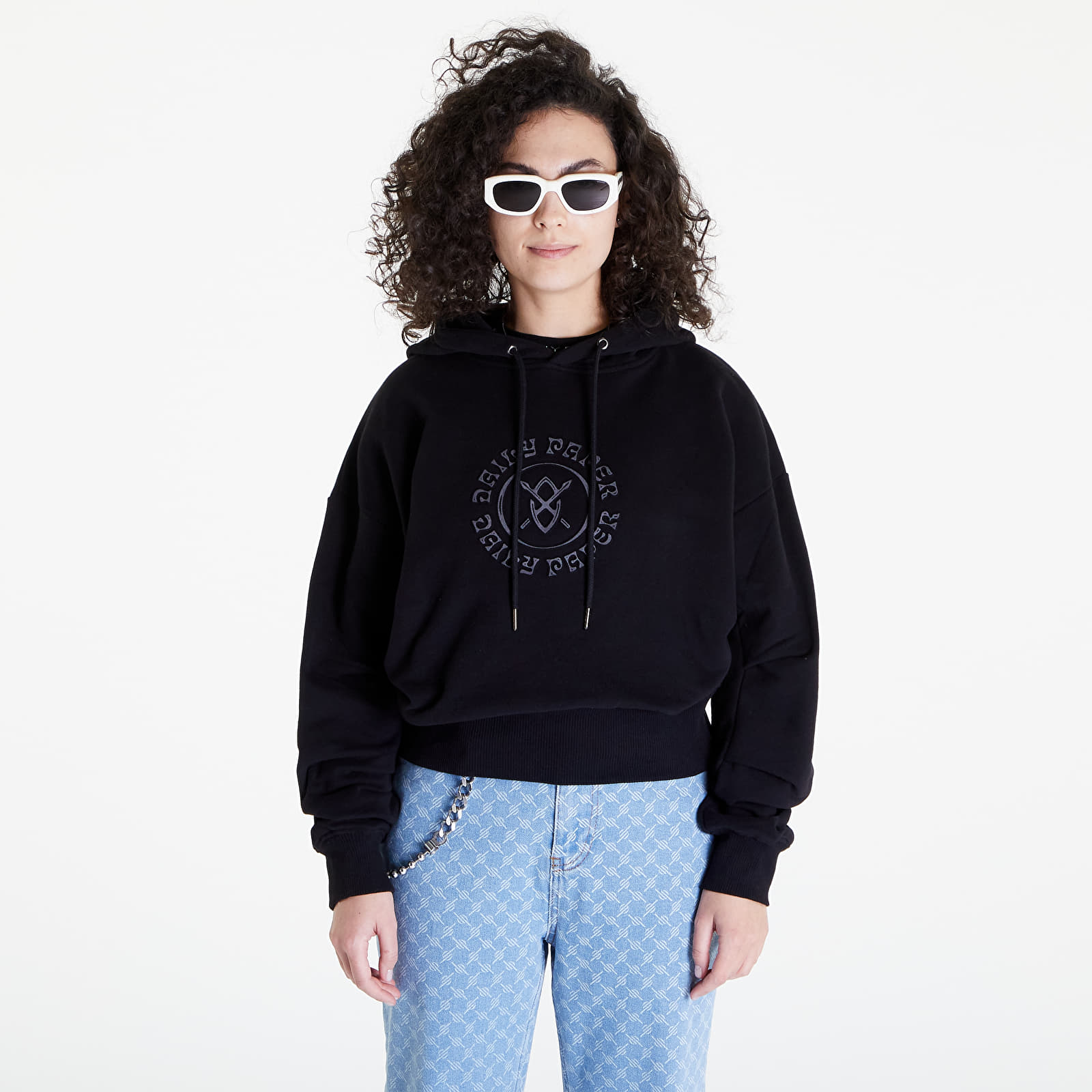 Sweatshirts and Sweaters Daily Paper Poppy Hoodie Black