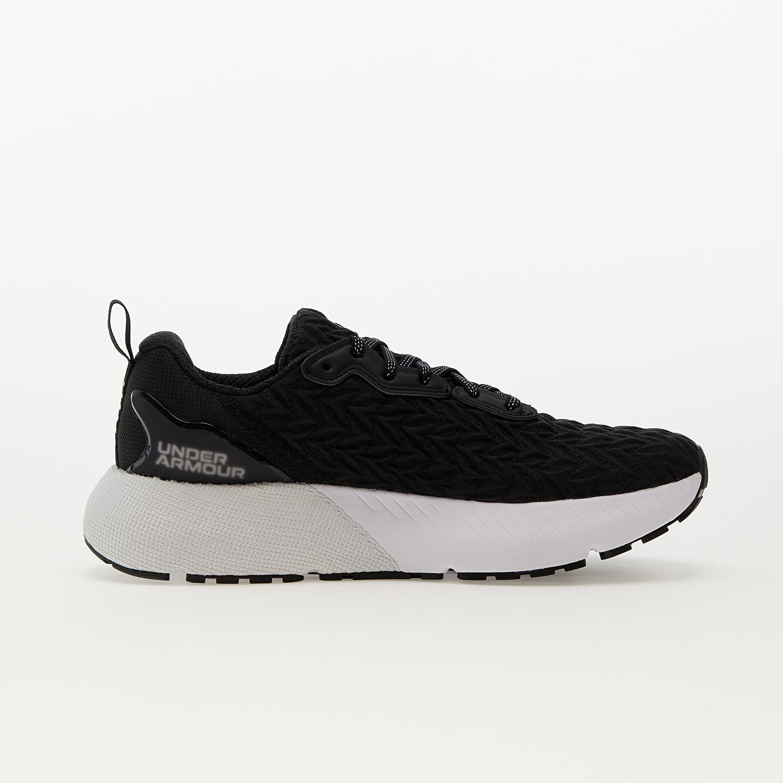 Мъжки кецове и обувки Under Armour HOVR Mega 3 Clone Black/ White/ Metallic Gun Metal