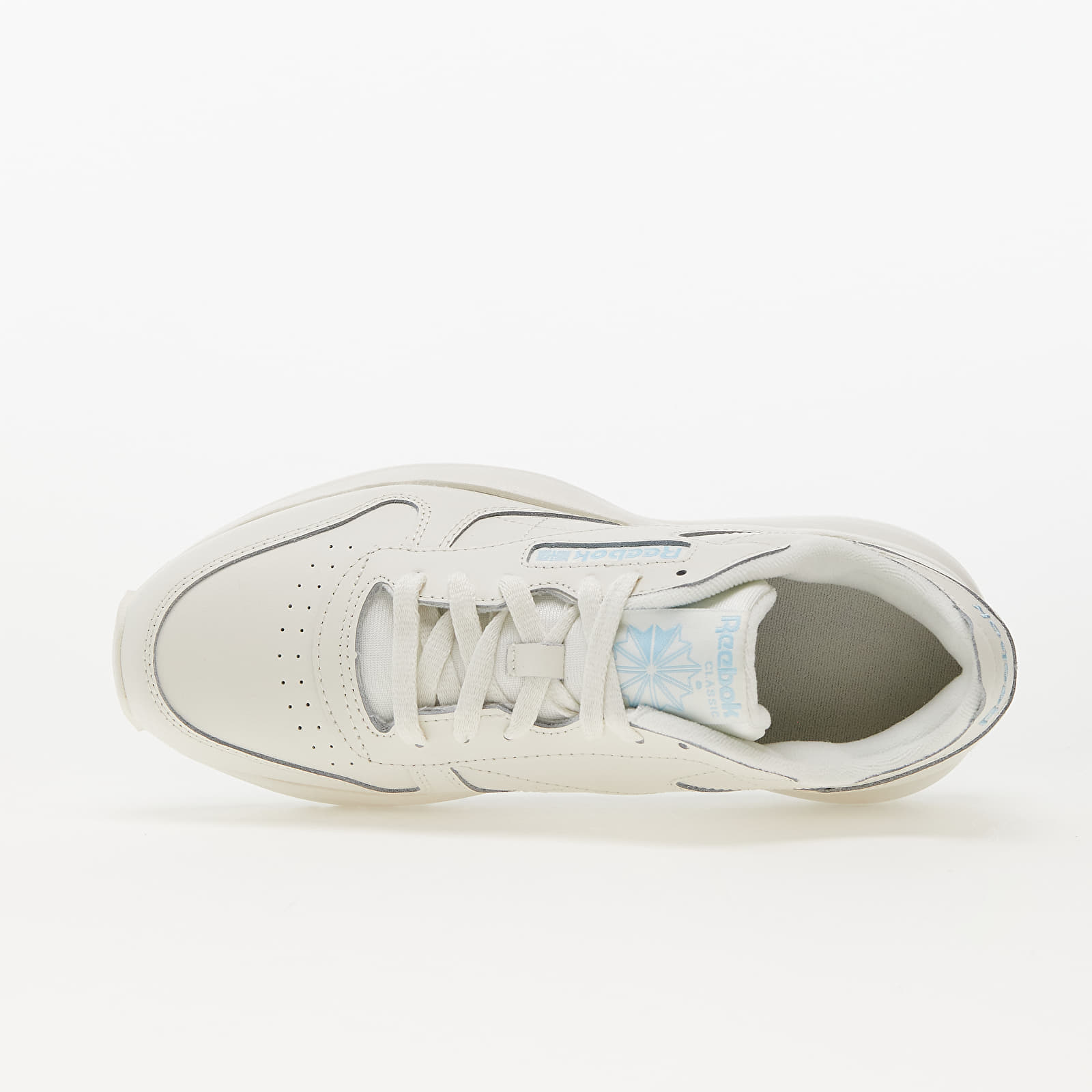 Women's sneakers and shoes Reebok Classic Leather SP Extra Chalk/ Blue Peak/ Chalk
