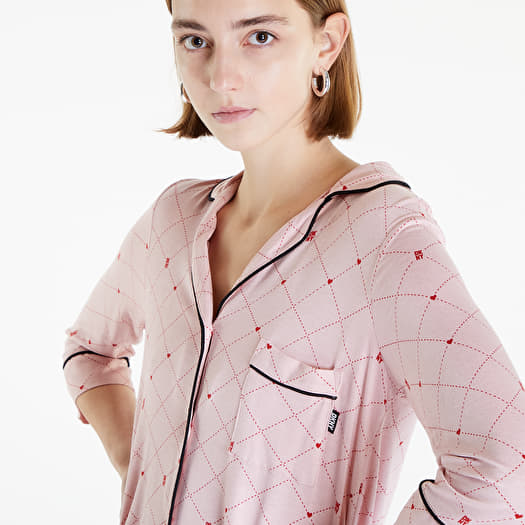 Pyjamas DKNY Sleepwear Less Talk More Sleep Boxer PJ L S BlushDot