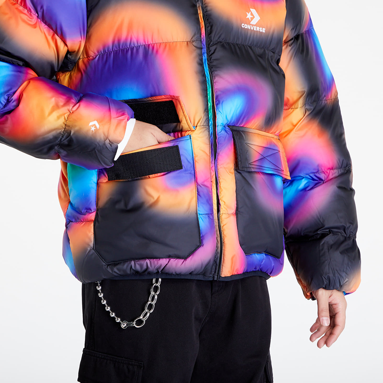 Chaquetas Converse Printed Puffer Jacket Thermo Heat Signature