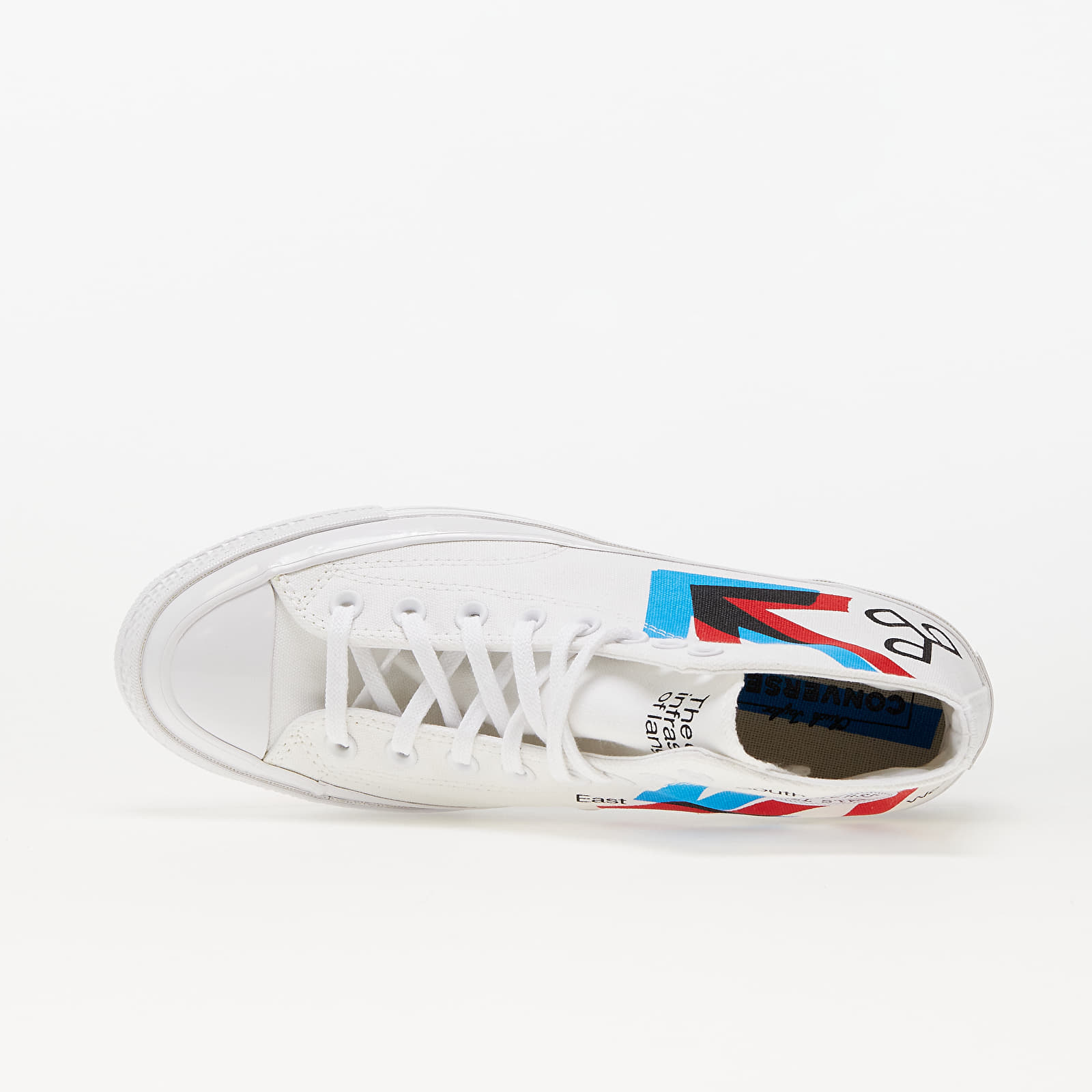 Vīriešu čības un apavi Converse x Patta Chuck 70 White/ Fiery Red/ Diva Blue