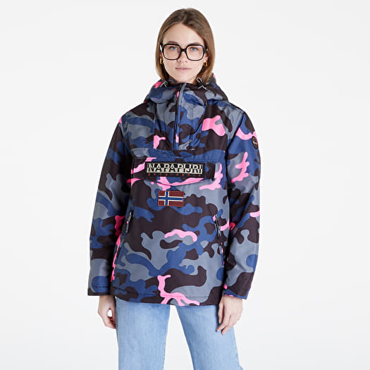 Jackets NAPAPIJRI Rainforest W Pocket Print 2 Camo Pink Fbm Queens