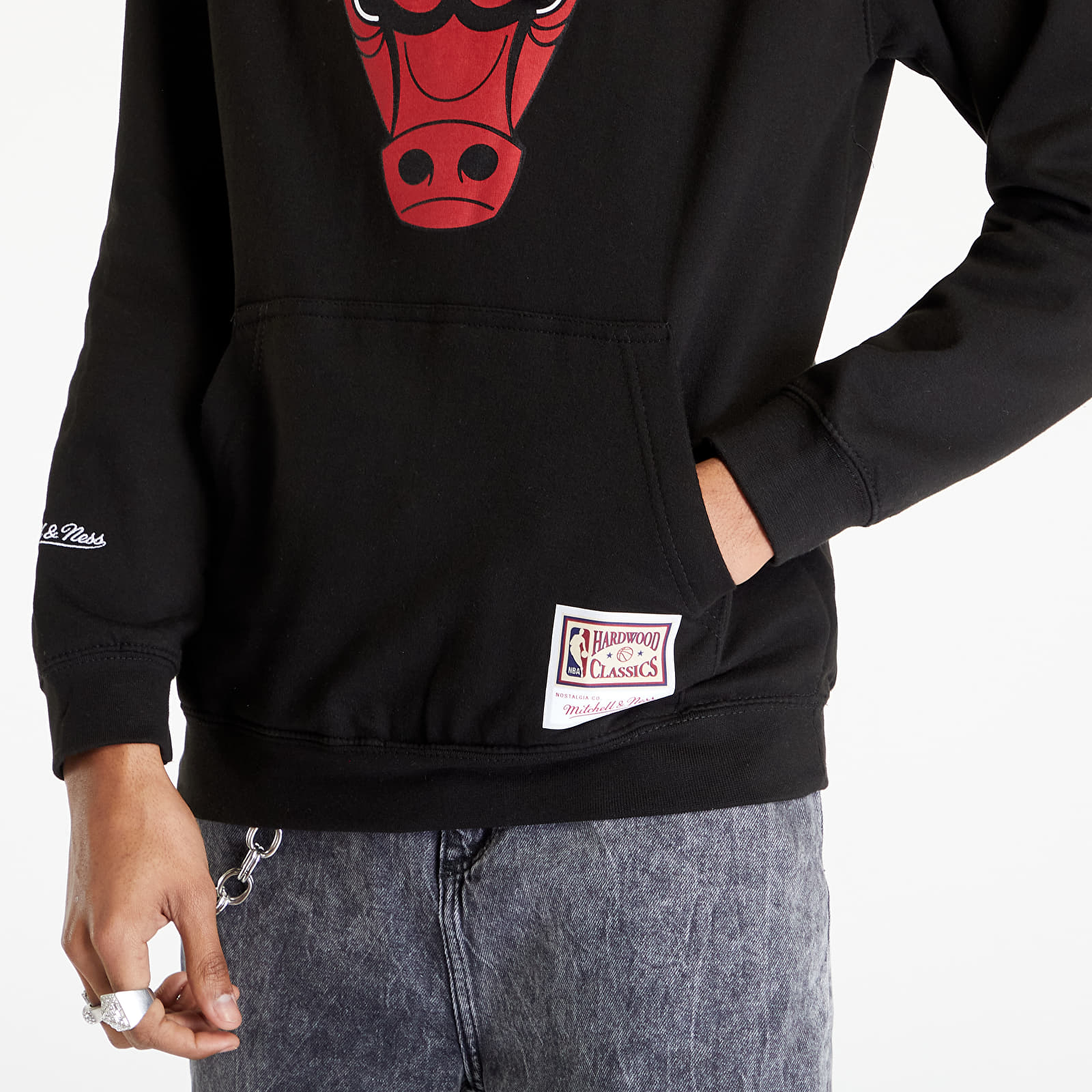 Sweatshirts Mitchell & Ness Team Logo Hoody Black