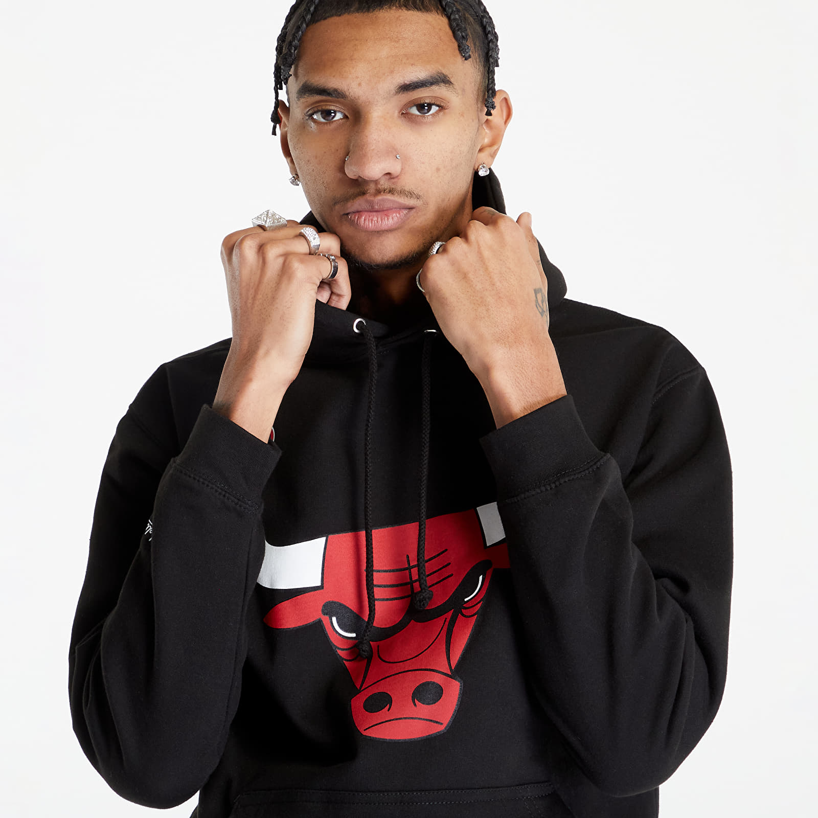 Sweatshirts Mitchell & Ness Team Logo Hoody Black