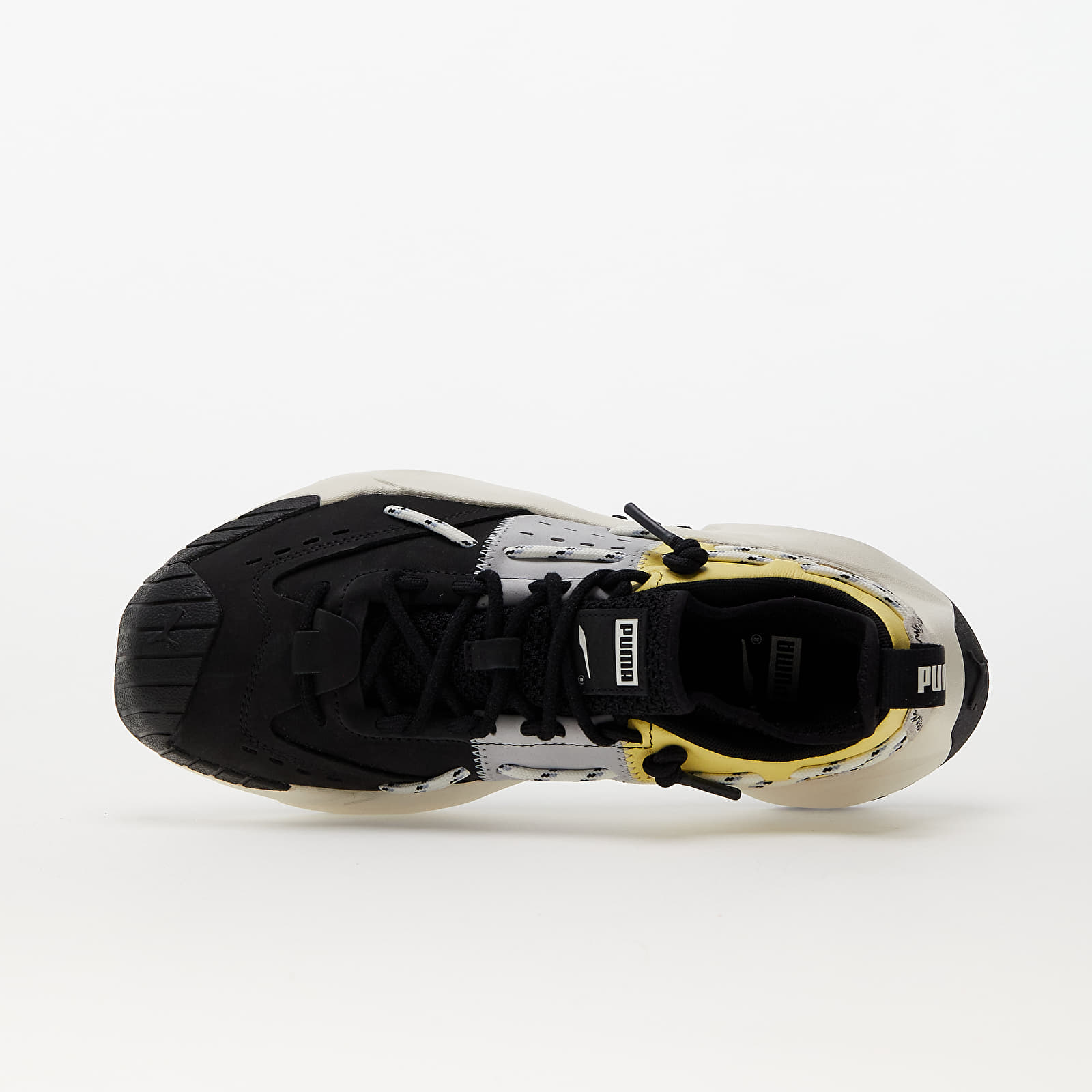 Men's sneakers and shoes Puma Plexus Retro Puma Black-Pale Lemon