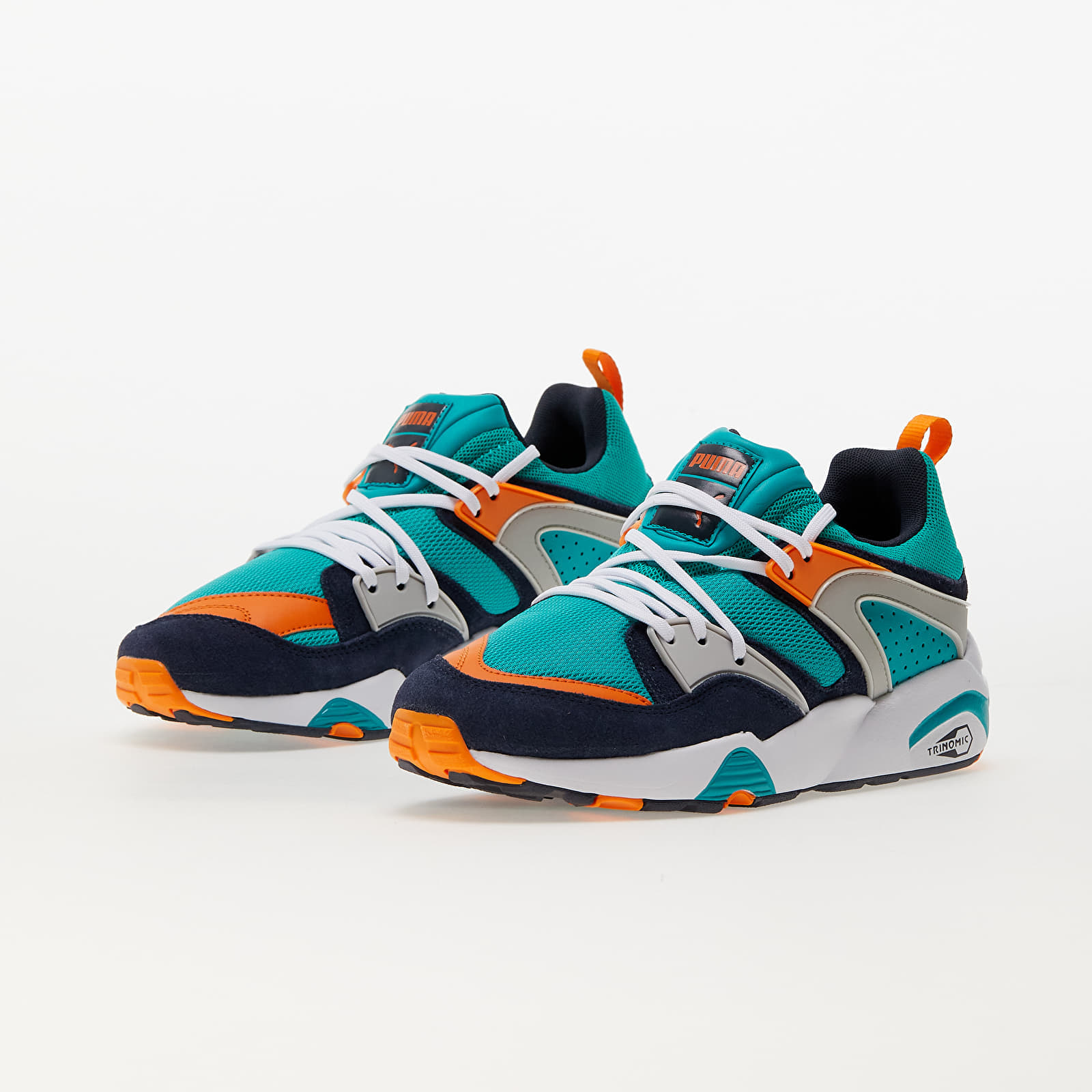 Men s sneakers and shoes Puma Blaze Of Glory Energy Spectra Green Vibrant Orange Queens