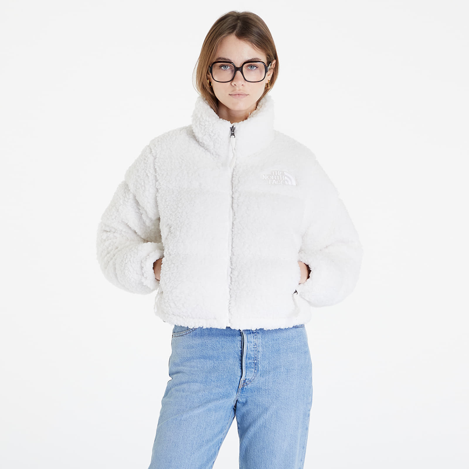 Giacca The North Face High Pile Nuptse Jacket White XL