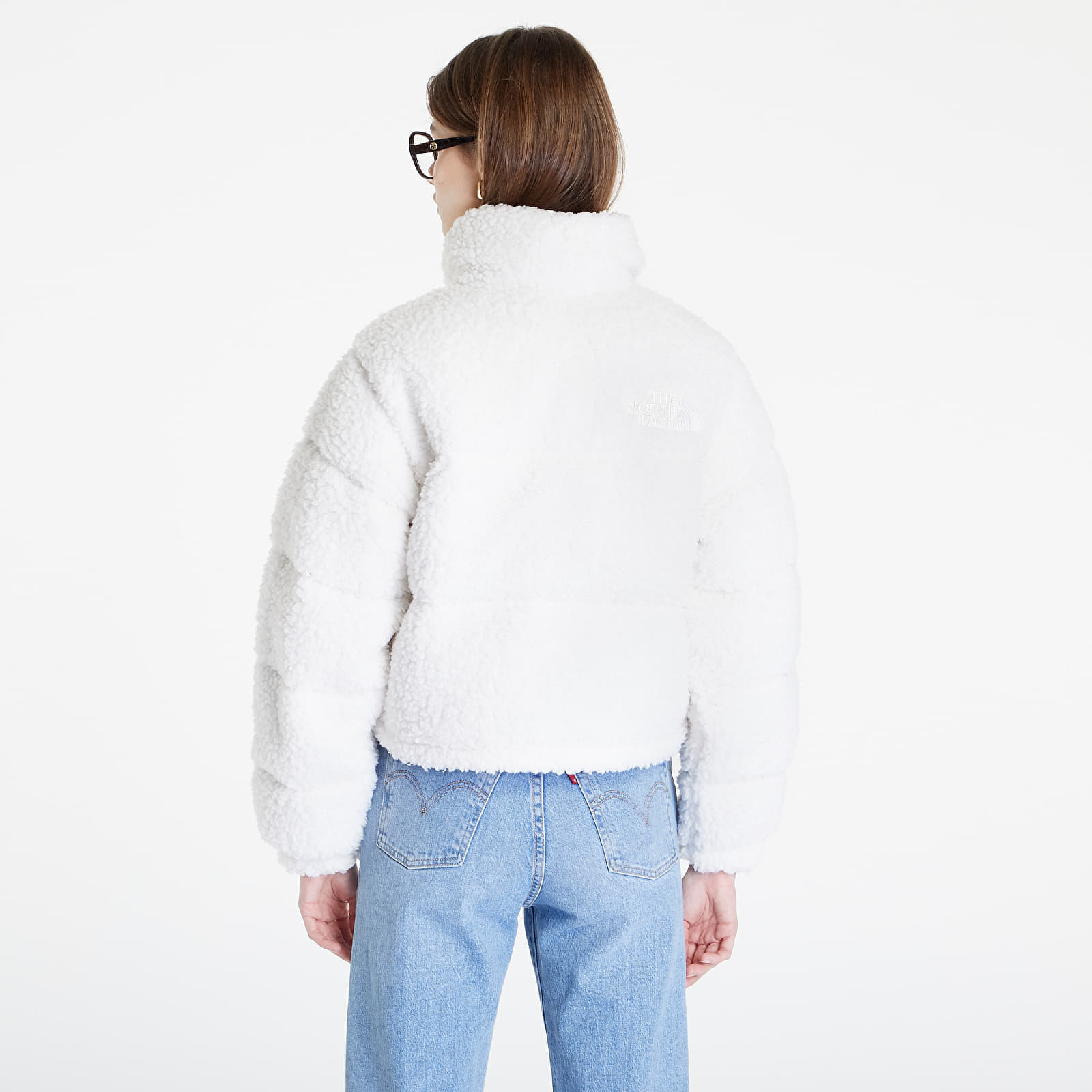 Jacken The North Face High Pile Nuptse Jacket White