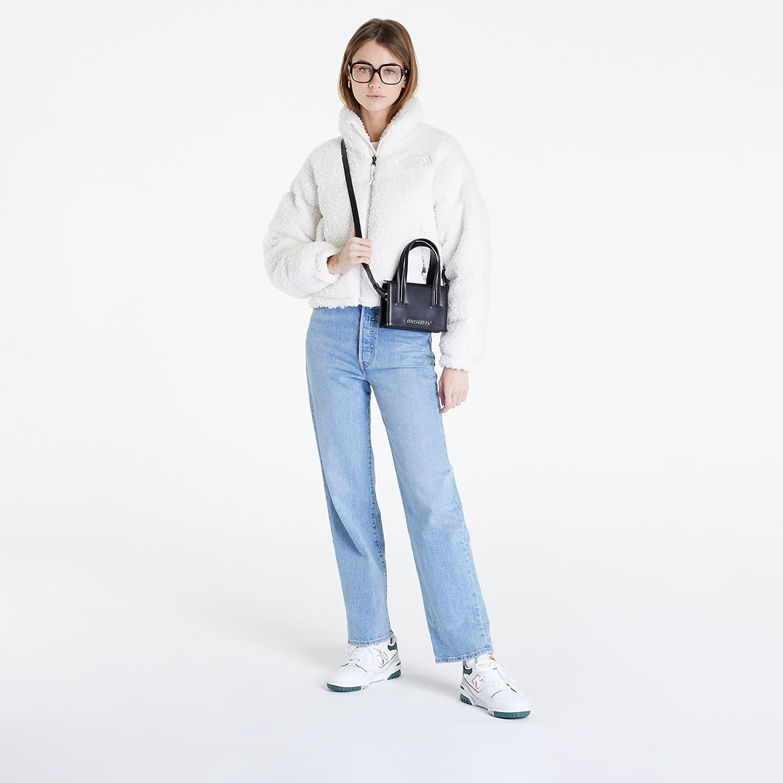 Jacken The North Face High Pile Nuptse Jacket White