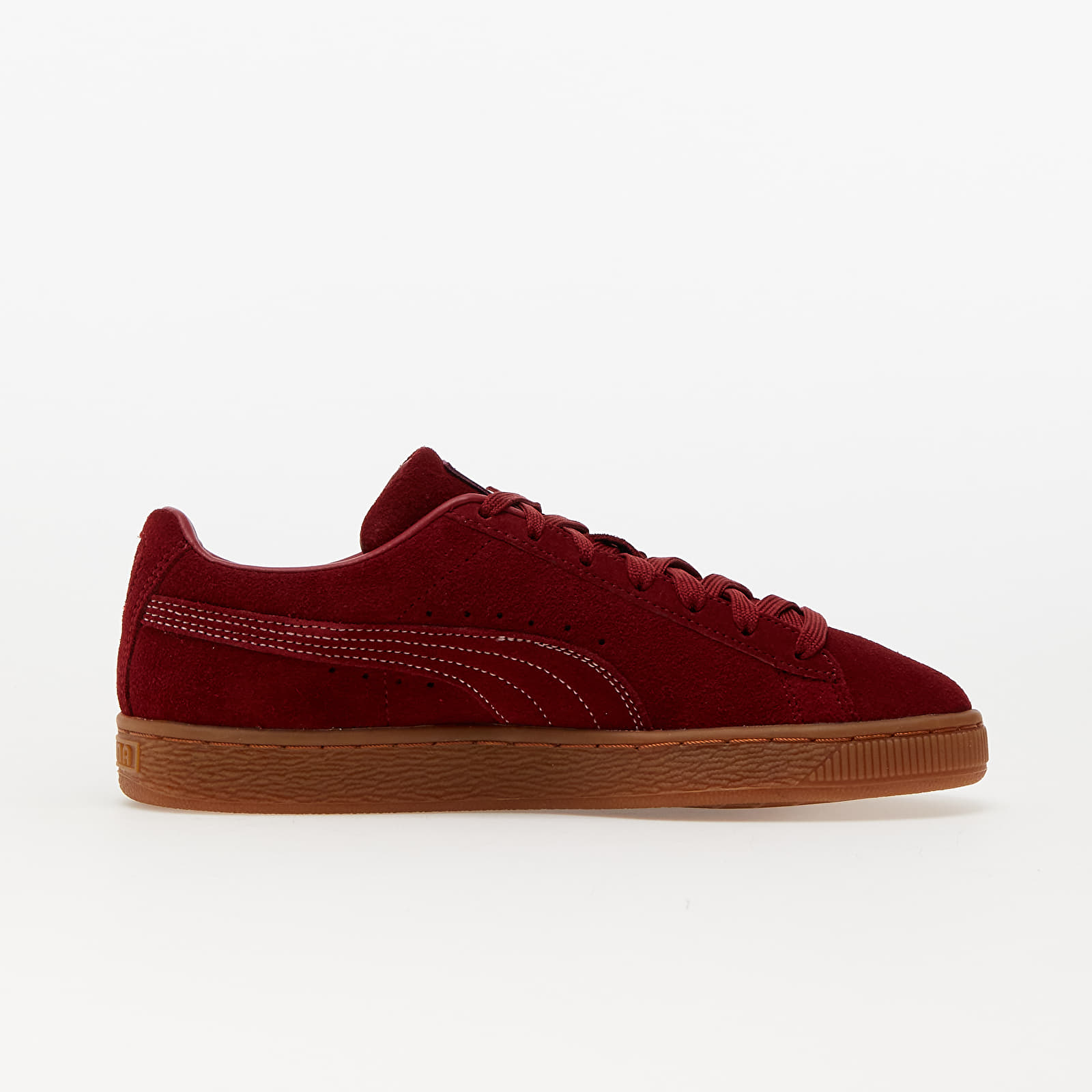 Puma suede burgundy womens clearance