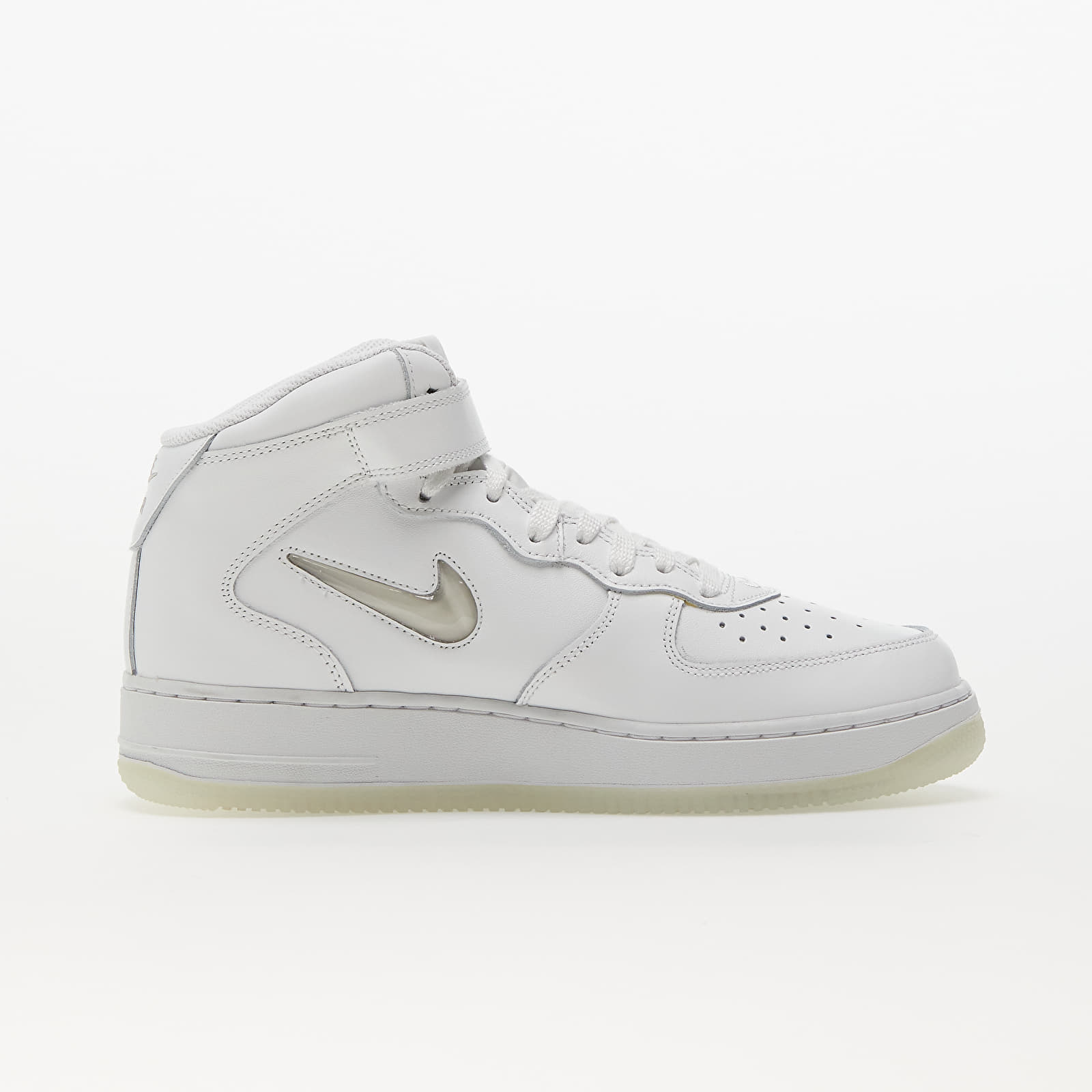 Vīriešu čības un apavi Nike Air Force 1 Mid '07 Summit White/ Light Bone-Summit White