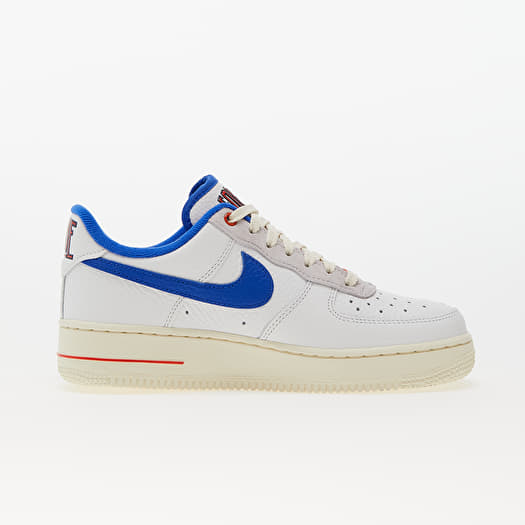 Nike air force white blue and red clearance
