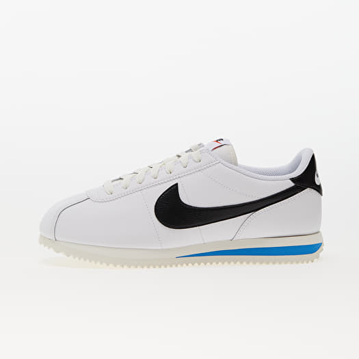 Black and white nike cortez mens hot sale