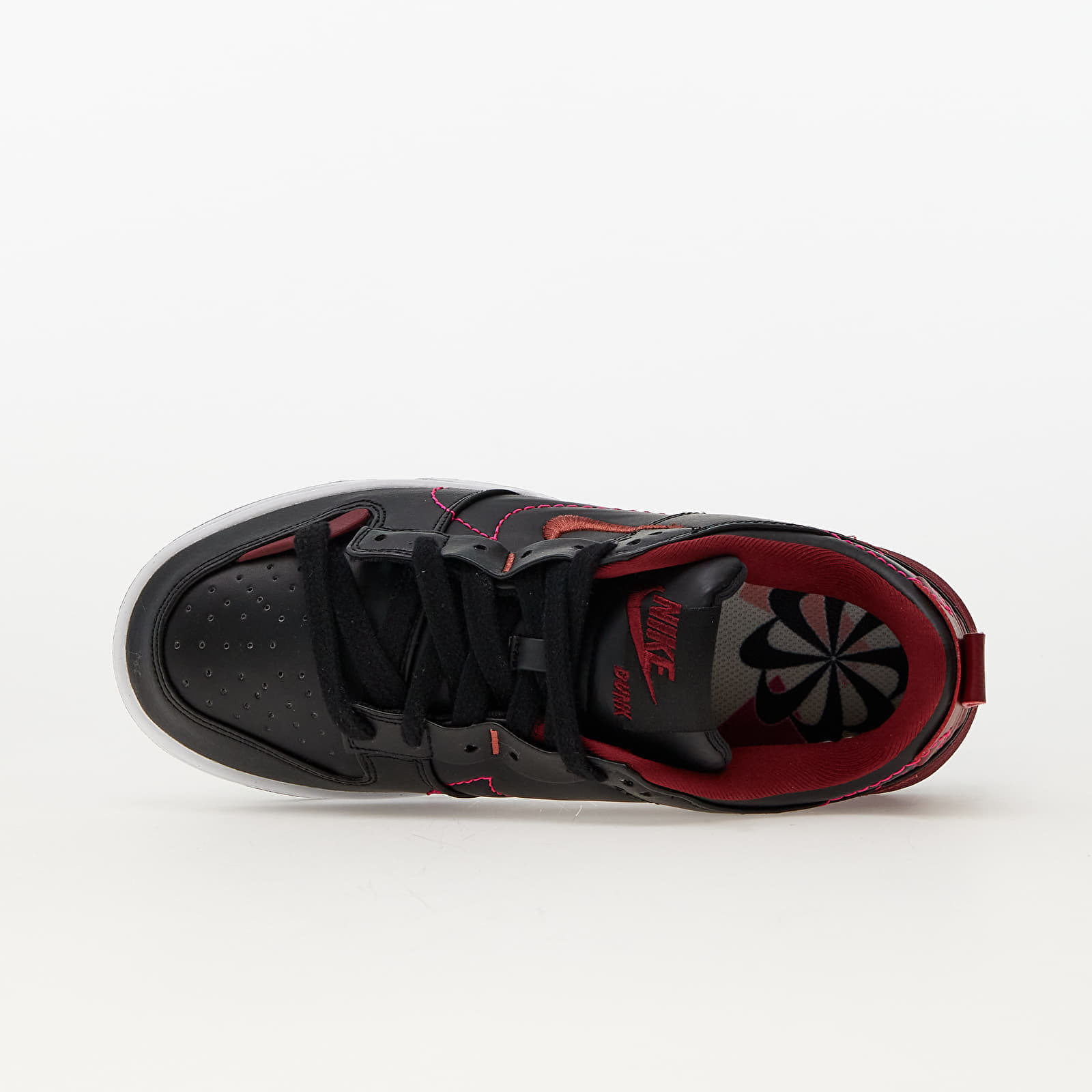 Women's sneakers and shoes Nike W Dunk Low Disrupt 2 Black/ Canyon Rust-Team Red-Hyper Pink