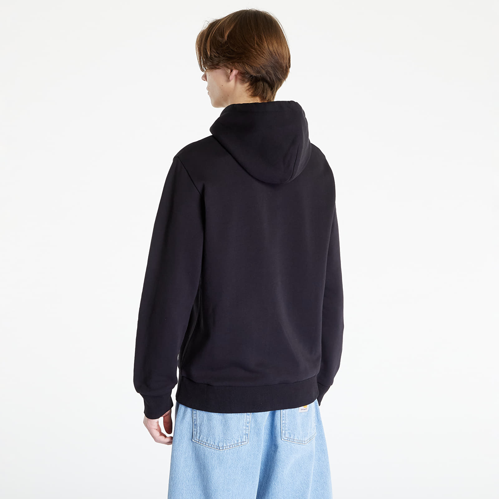 Hoodies och sweatshirts Carhartt WIP Hooded Script Embroidery Sweat Black/ White