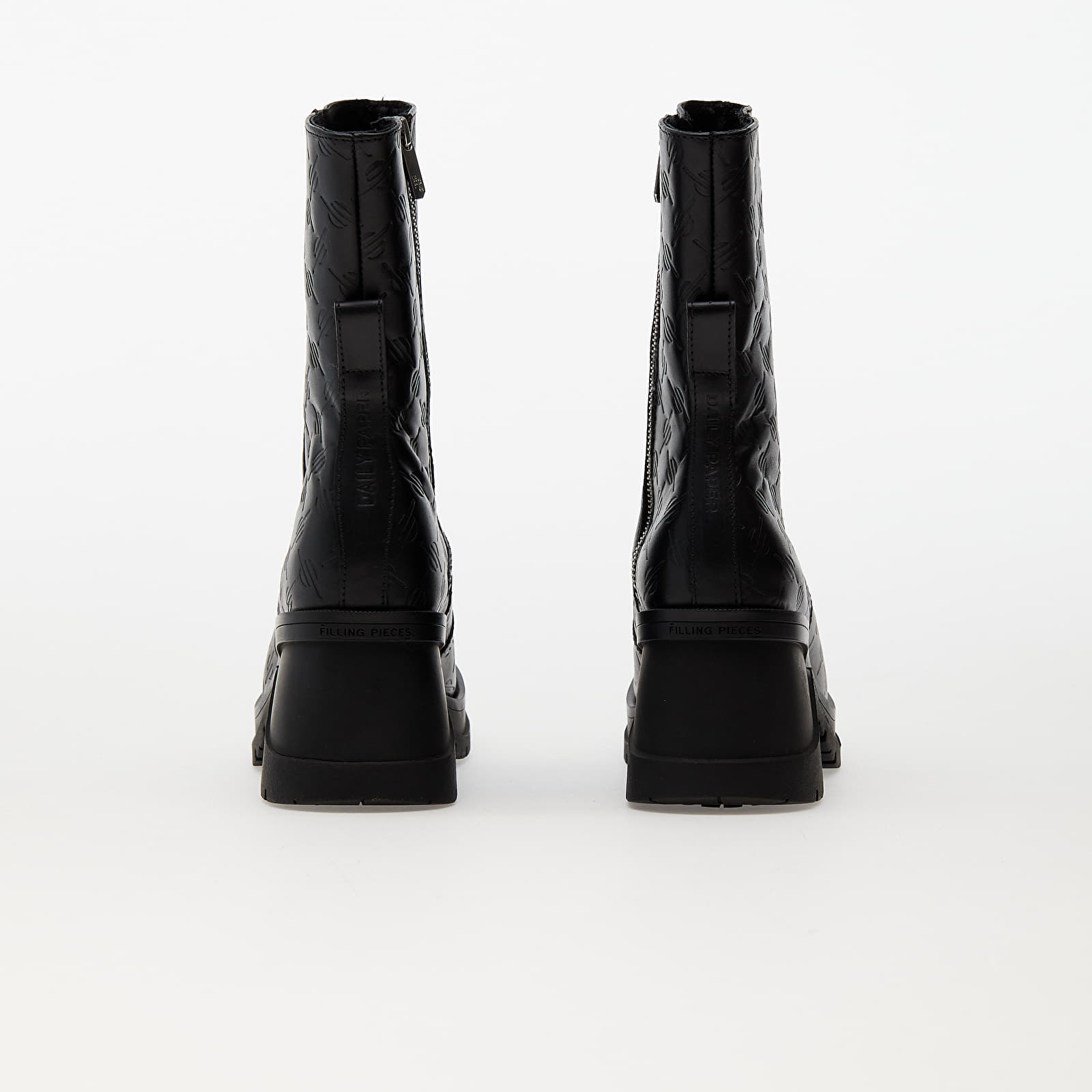 Women's sneakers and shoes Filling Pieces x Daily Paper Gali Boot Black