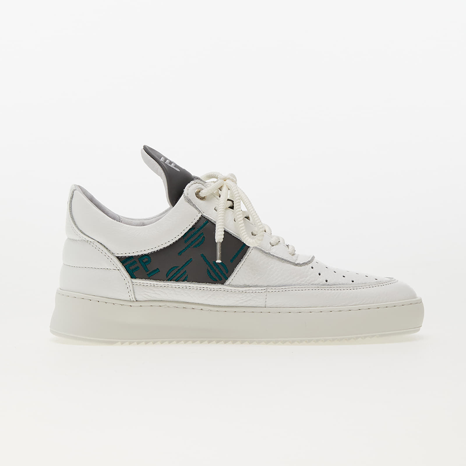 Herensneakers en -schoenen Filling Pieces x Daily Paper Low Top Monogram White