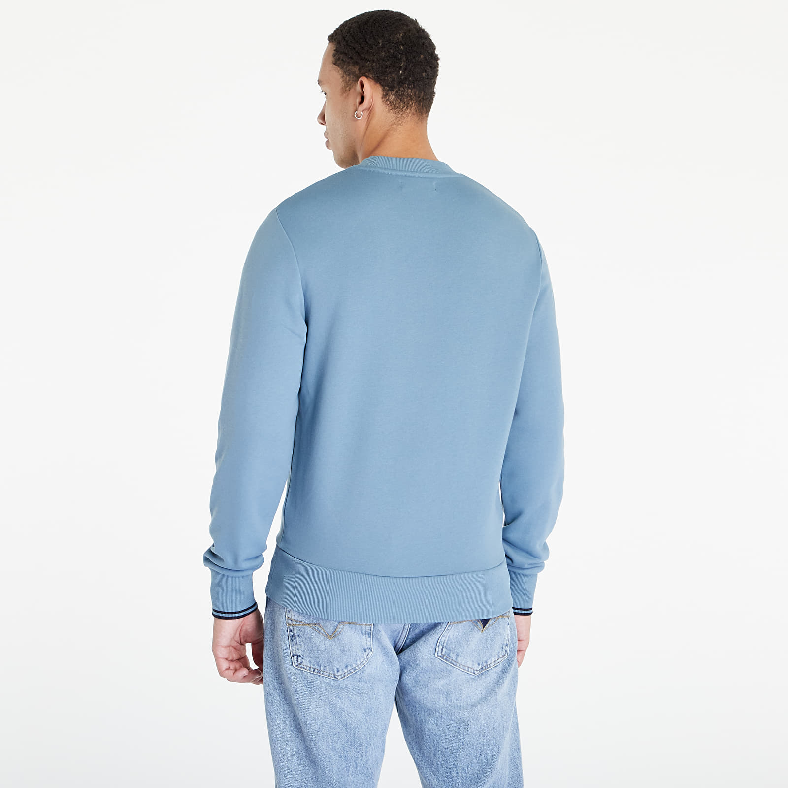 Fred perry 2025 light blue sweatshirt